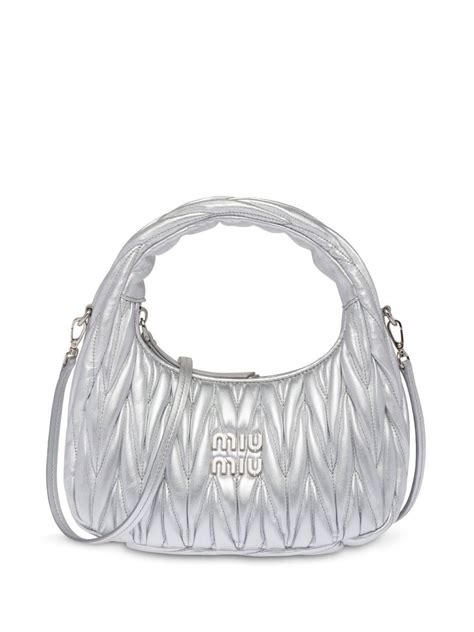 miu miu silver bag|miu michael's bags.